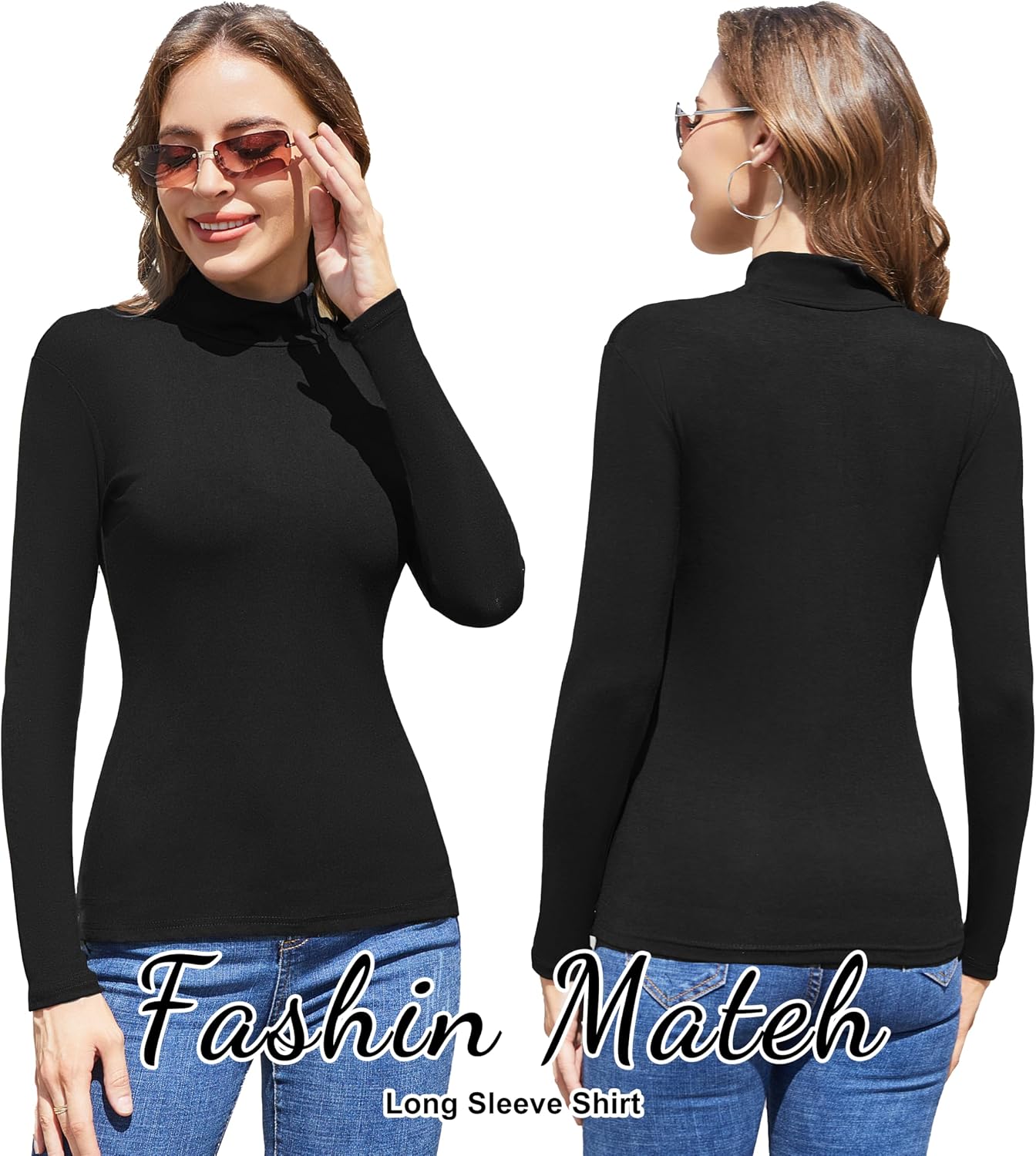 Detalle de Chongbaijia 5-Piece Women's Long Sleeve T-Shirts