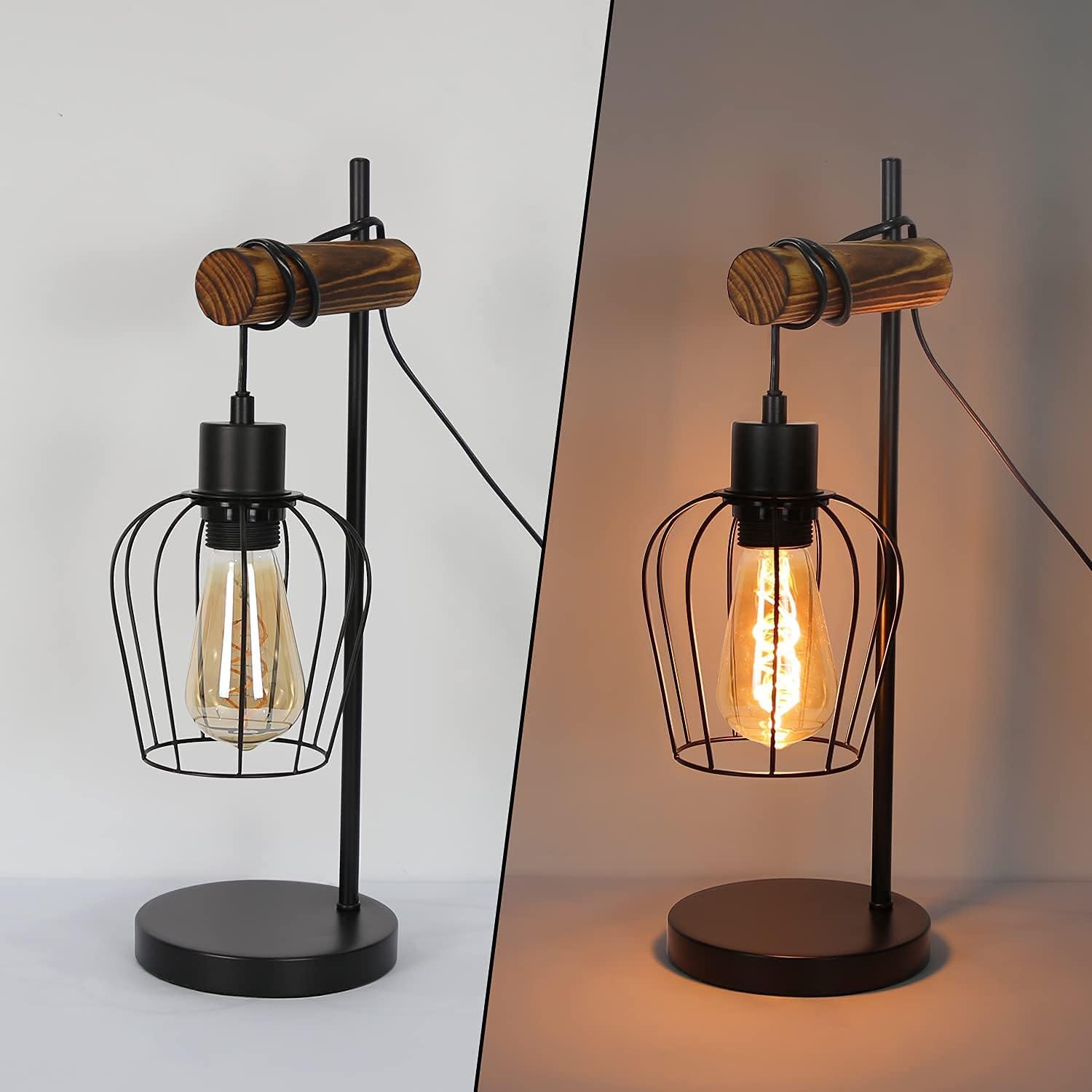 Thumbnail 5 de ZMH Retro Tischlampe 50 cm Vintage