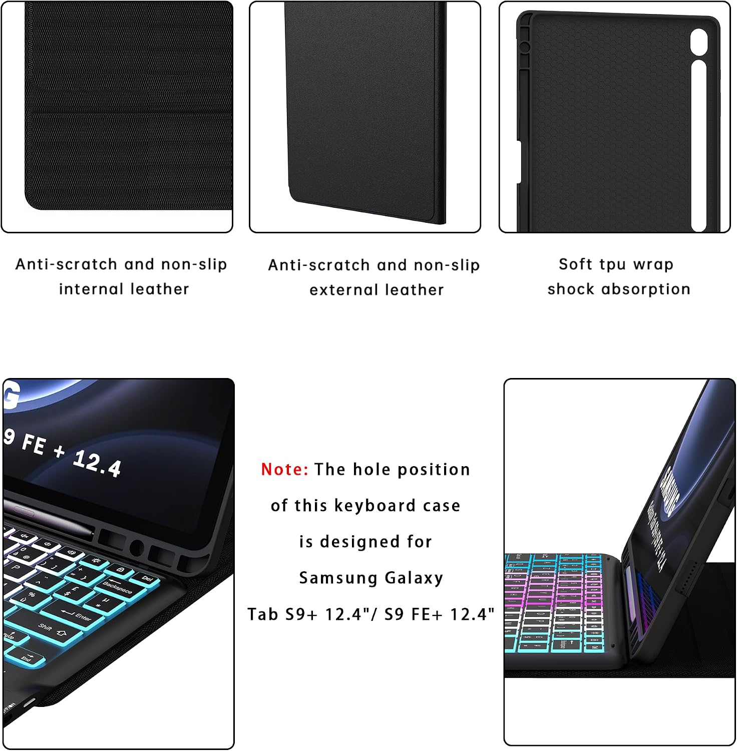 Thumbnail 4 de VANKEYPAD Clavier pour Galaxy Tab S10+ 12,4