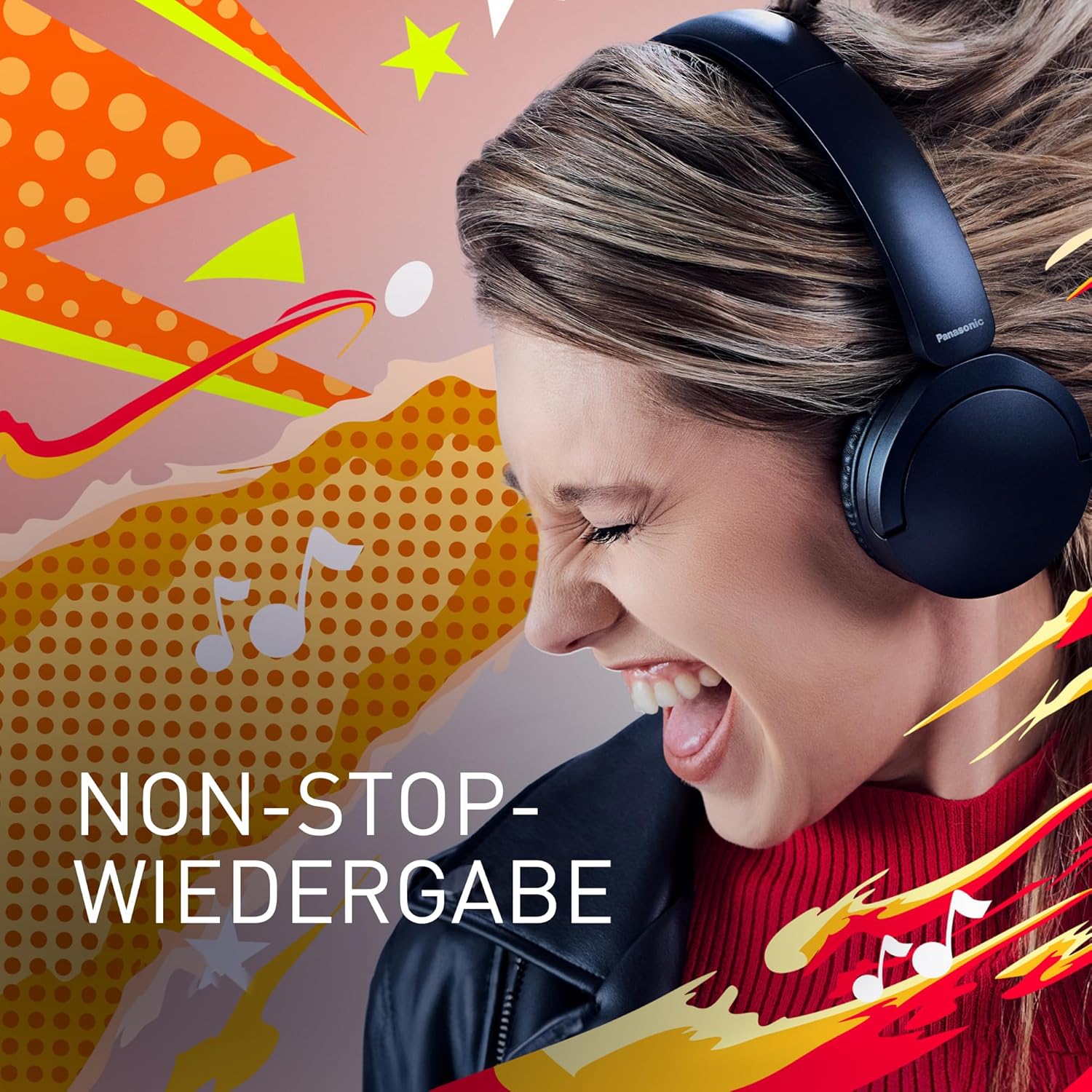 Thumbnail 2 de Panasonic HF630B On-Ear Kopfhörer, 72 Std. Wiedergabe