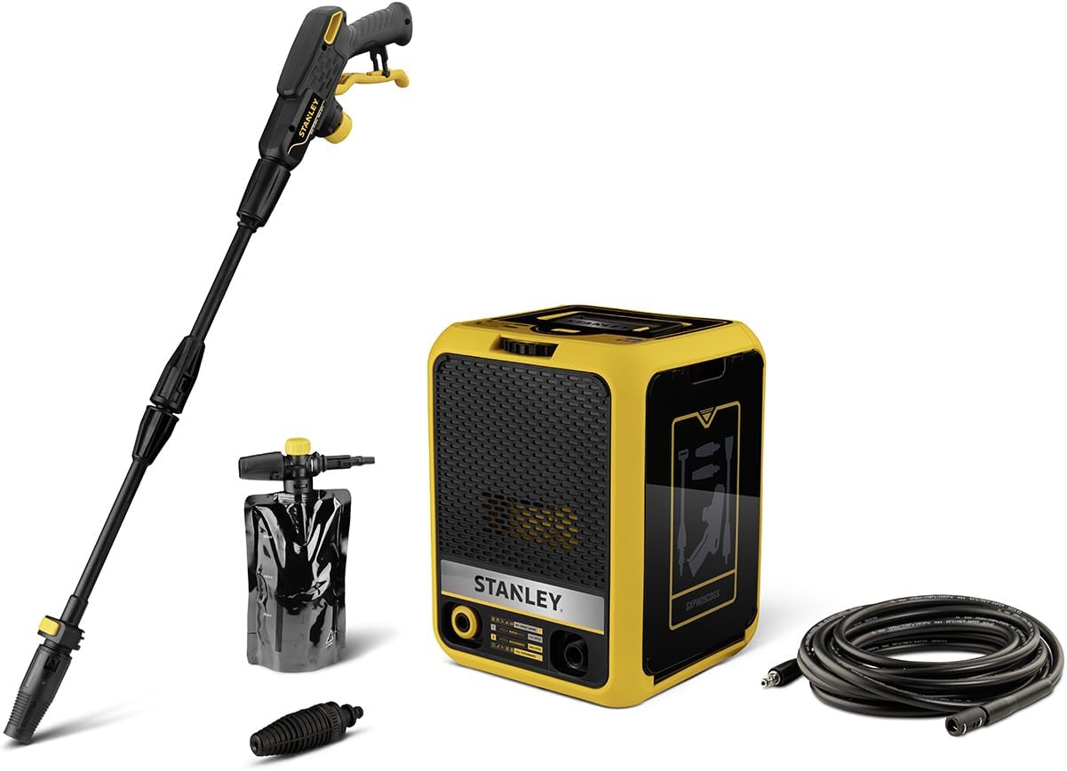 Detalle de Stanley SXPW25CDSS – kompaktowa myjka ciśnieniowa Dual Speed, 180 bar