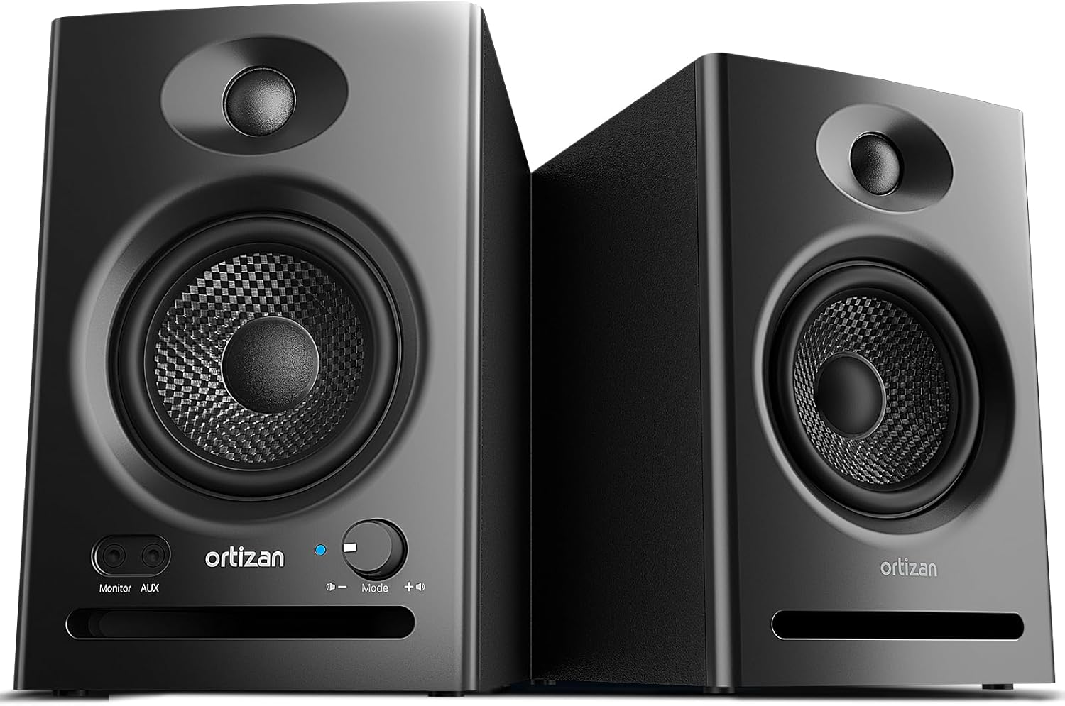 Detalle de Ortizan C7 Powered Studio Monitors, Bluetooth 5.3, 3.5-Inch Woofer