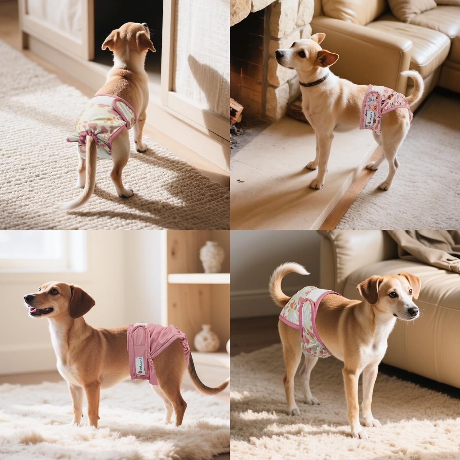 Thumbnail 6 de BELLA & PAL XL Dog Nappies Female: Reusable Period Pants for Large Dogs (3-Pack)