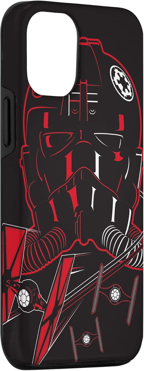 Thumbnail 2 de Coque Star Wars Imperial TIE Fighter Pilot pour iPhone 12/12 Pro (2 pièces : polycarbonate + TPU)