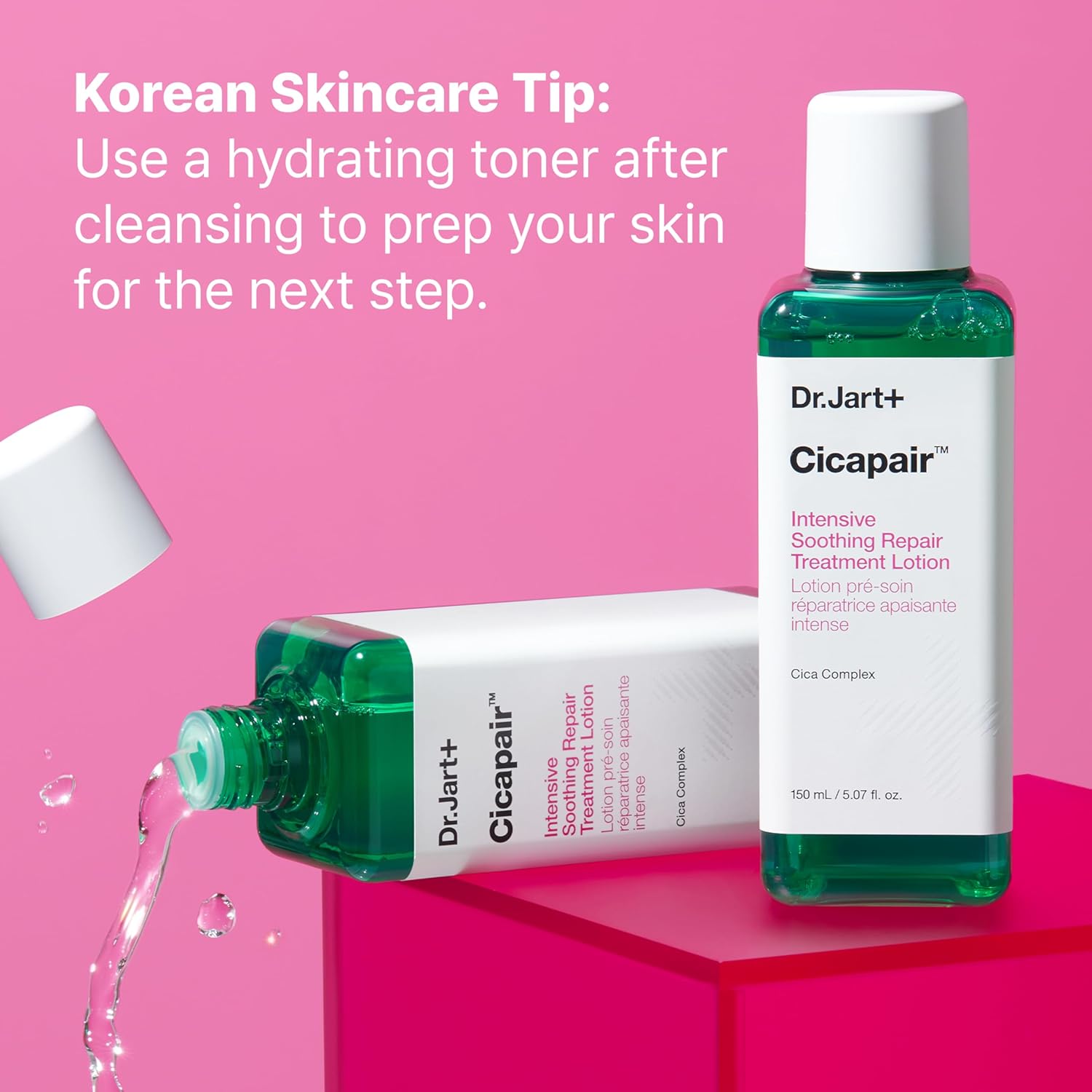Detalle 1 de Dr.Jart+ Cicapair Intensive Soothing Repair Treatment – Liquid Face Lotion 150 ml