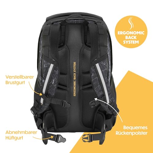 Thumbnail 3 de Coocazoo Schulrucksack Every Urban Metro – Ergonomischer, höhenverstellbarer Tornister für die 3. Klasse