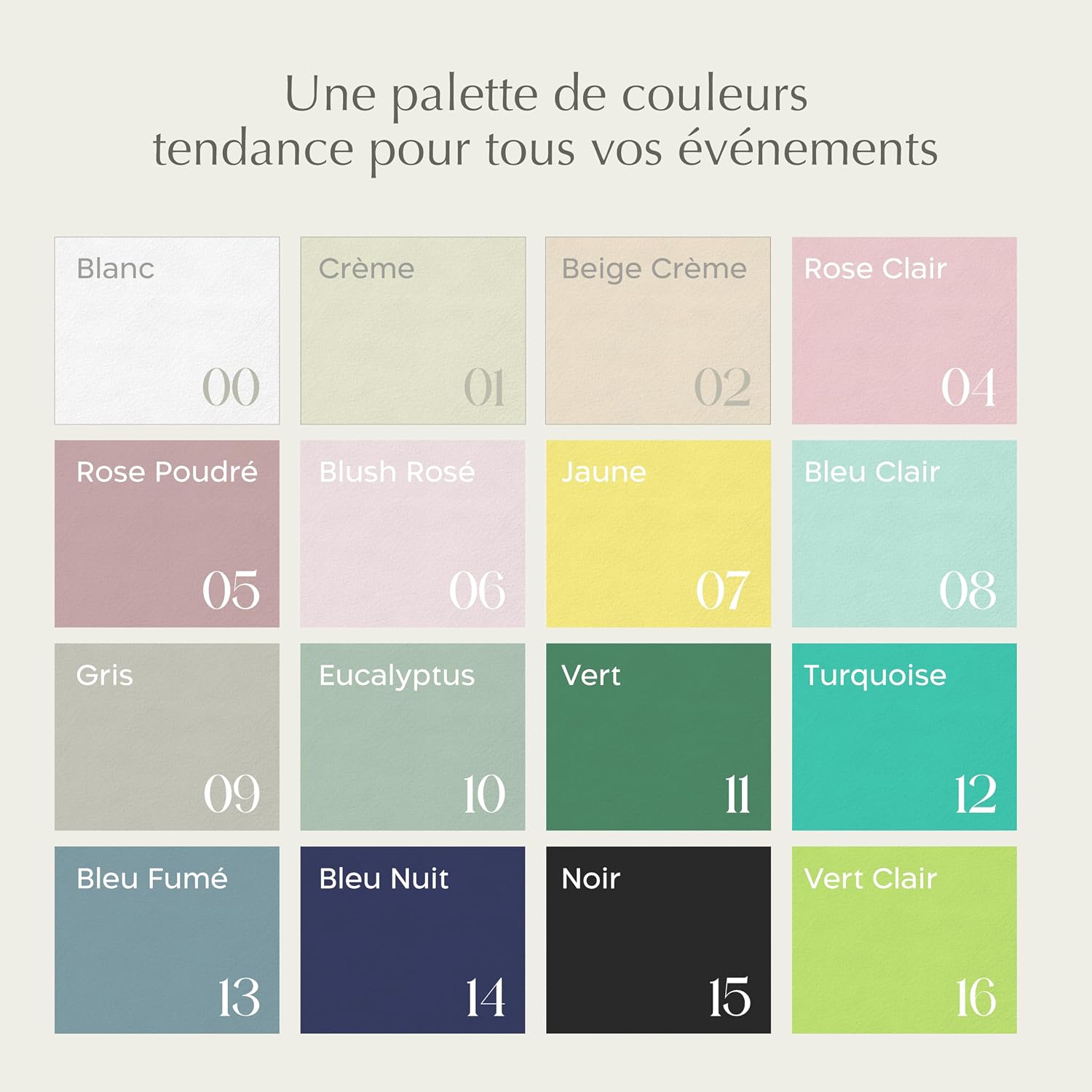 Detalle de Twinzee Chemin De Table Eucalyptus Non Tissé 30 cm x 25 m – Décoration de table polyvalente