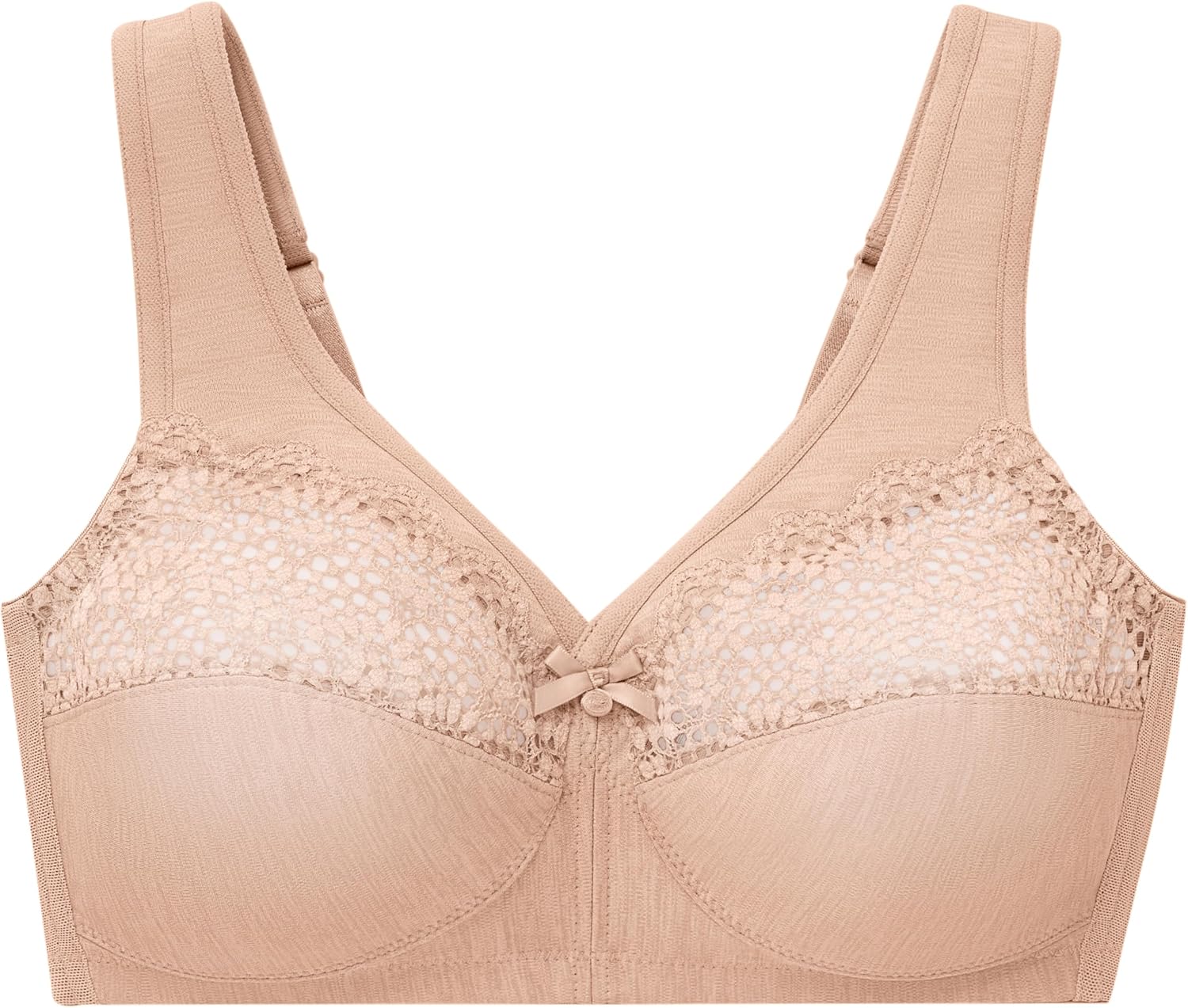 Detalle 2 de Glamorise Women’s 1064 Full Coverage Bra – MagicLift wire-free support