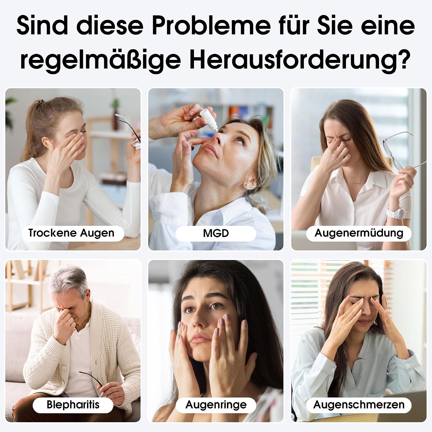 Thumbnail 1 de EASICUTI Augenmaske Wärmend – Kabellose Wärme-Augenkompresse mit 4 Stufen, 1200 mAh Akku