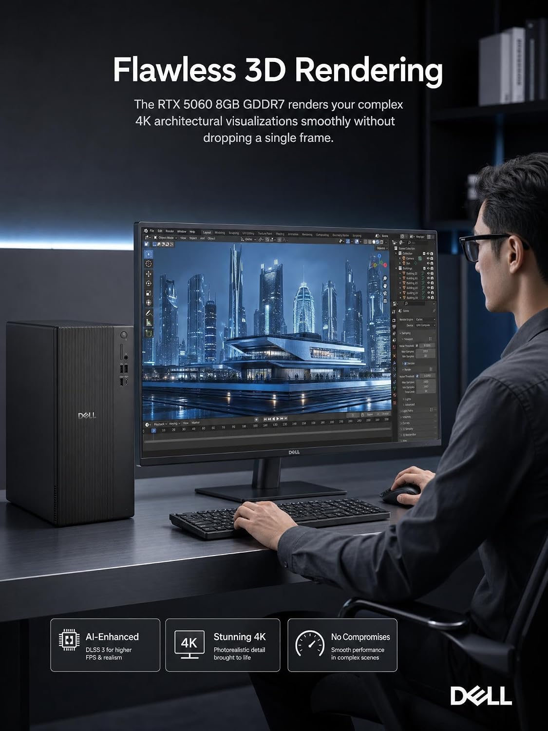 Detalle de Dell Tower Desktop with 32GB Memory