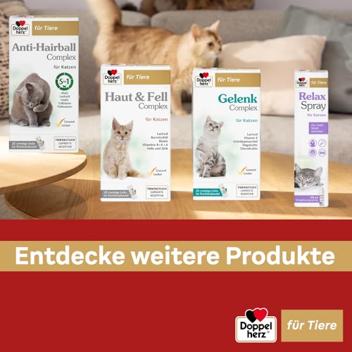 Thumbnail 7 de Doppelherz für Tiere Anti-Hairball Complex für Katzen – cremige Licks gegen Haarballen