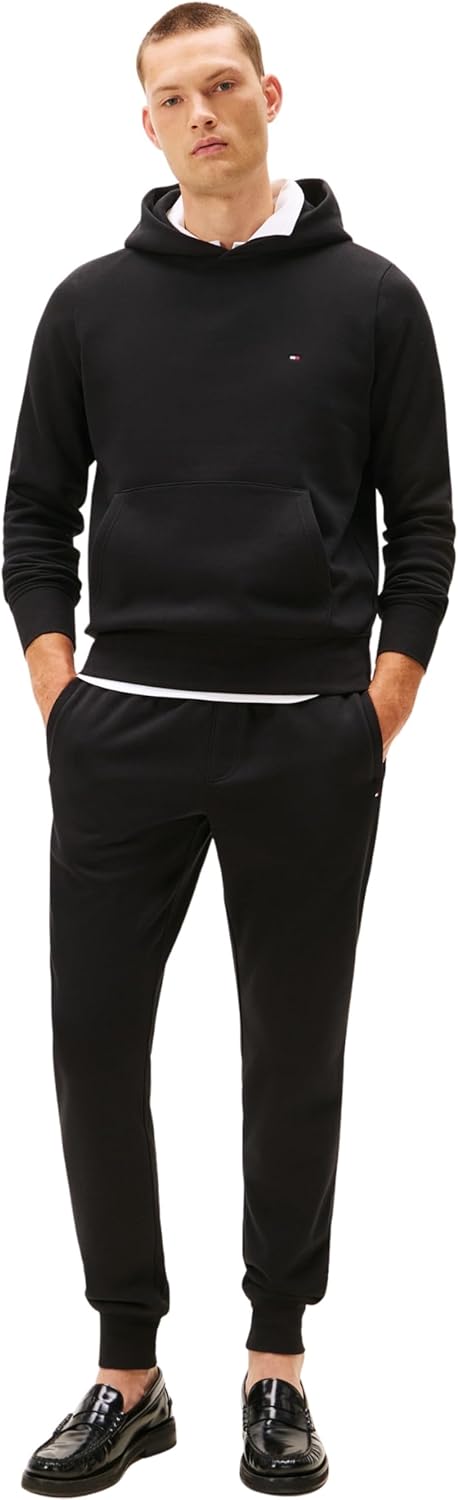 Detalle de Tommy Hilfiger Men’s Flag Logo Tracksuit with Hood (Two-Piece Set)