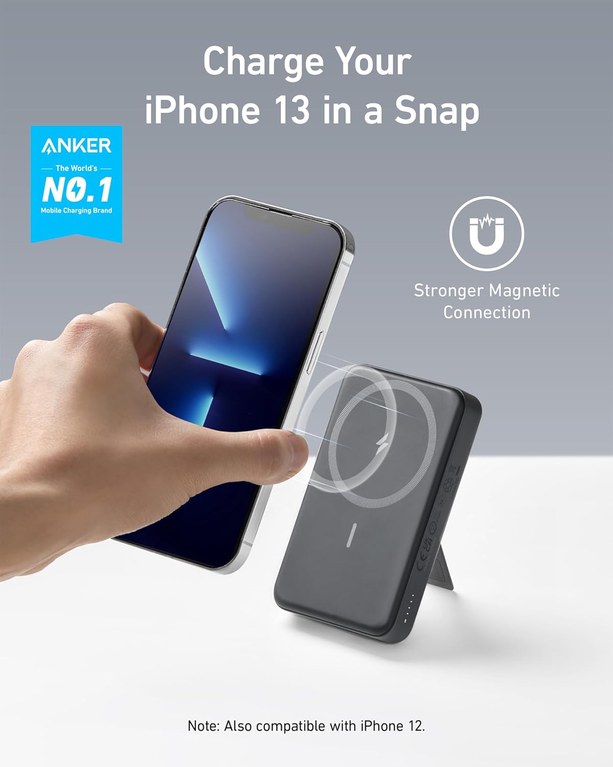 Detalle de Anker 633 Batería Externa Magnética 10000 mAh