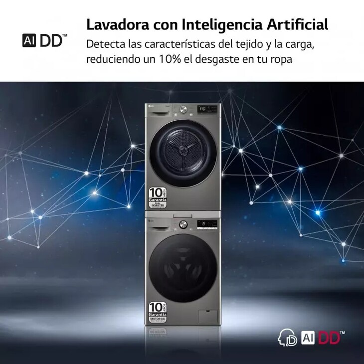 Thumbnail 4 de LG TORREINOX99 9kg 1400 rpm