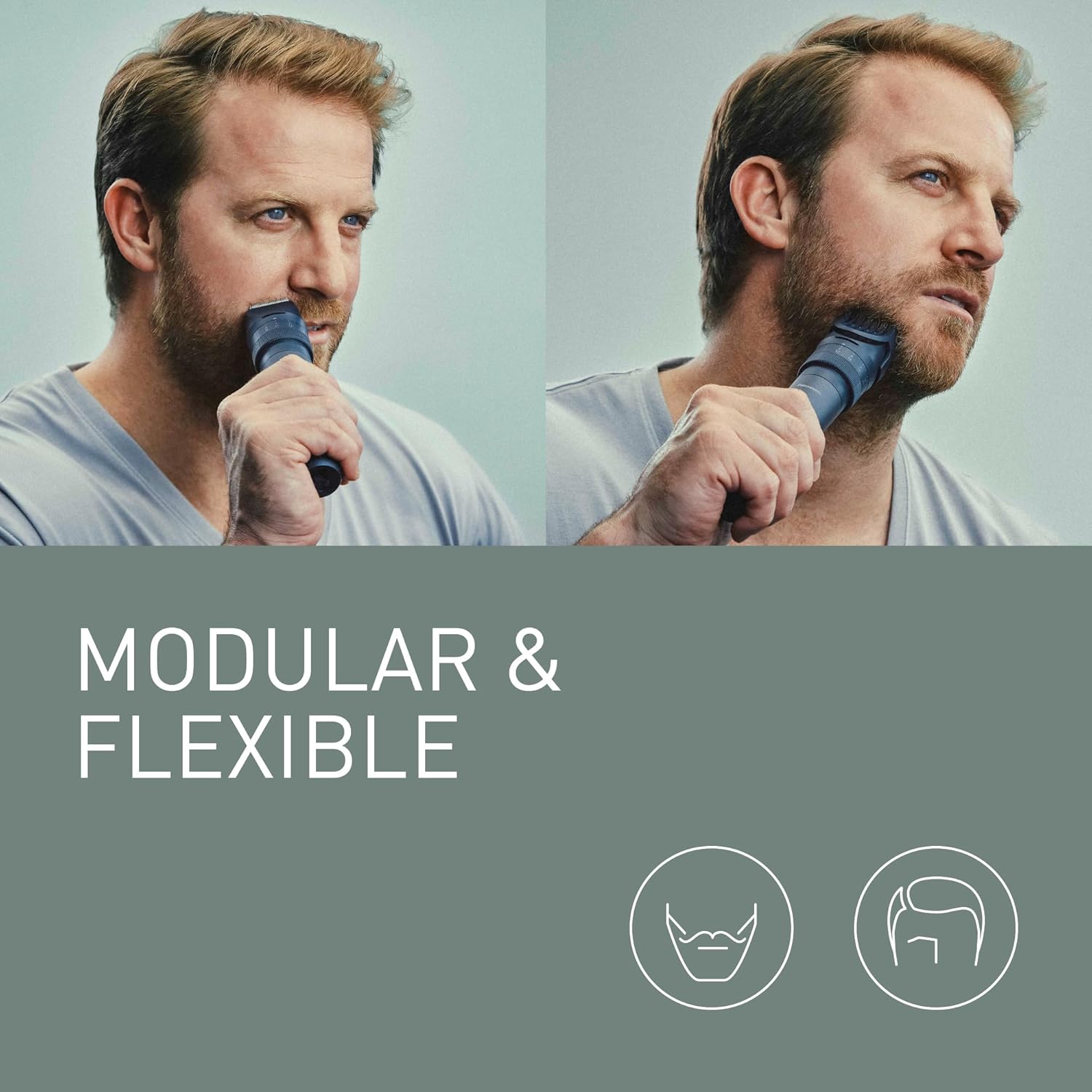 Thumbnail 2 de Panasonic Multishape ER-CKL1: regolabarba e tagliacapelli modulare con batteria ricaricabile agli ioni di litio