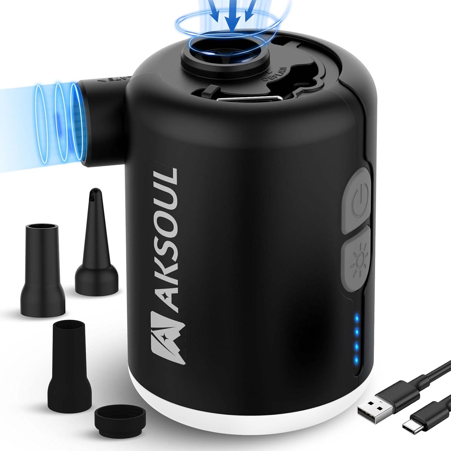 Detalle de AKSOUL Electric Air Pump 3600mAh