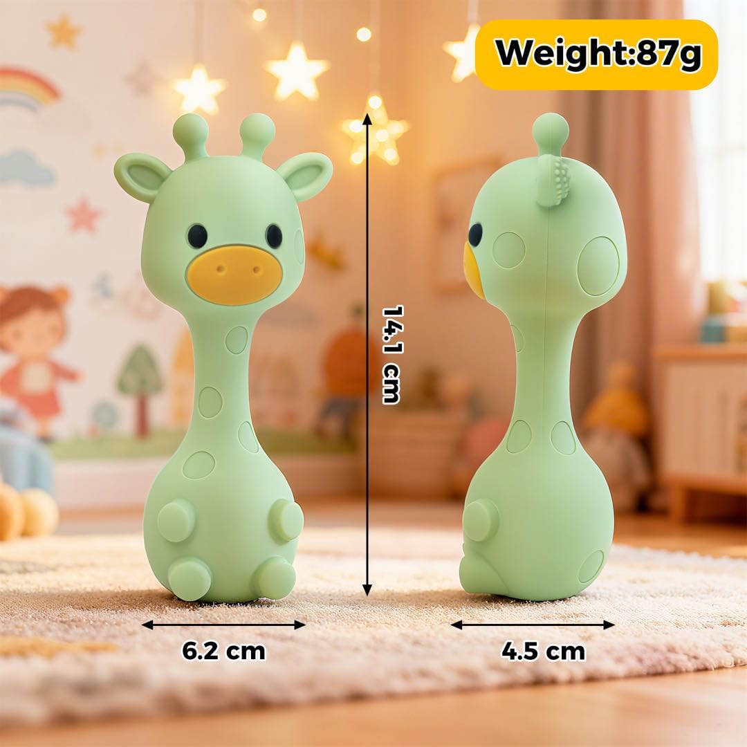 Thumbnail 1 de farout Giraffe Beißring BPA frei – Rassel & Greifling für Babys ab 3 Monaten