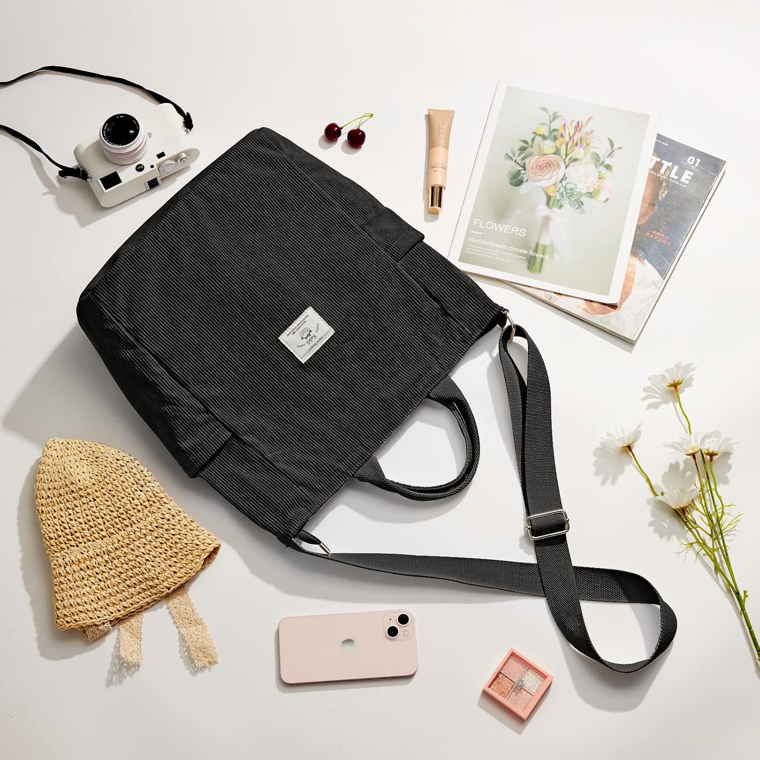 Thumbnail 2 de KALIDI Canvas Shopper 15x6x16 Zoll