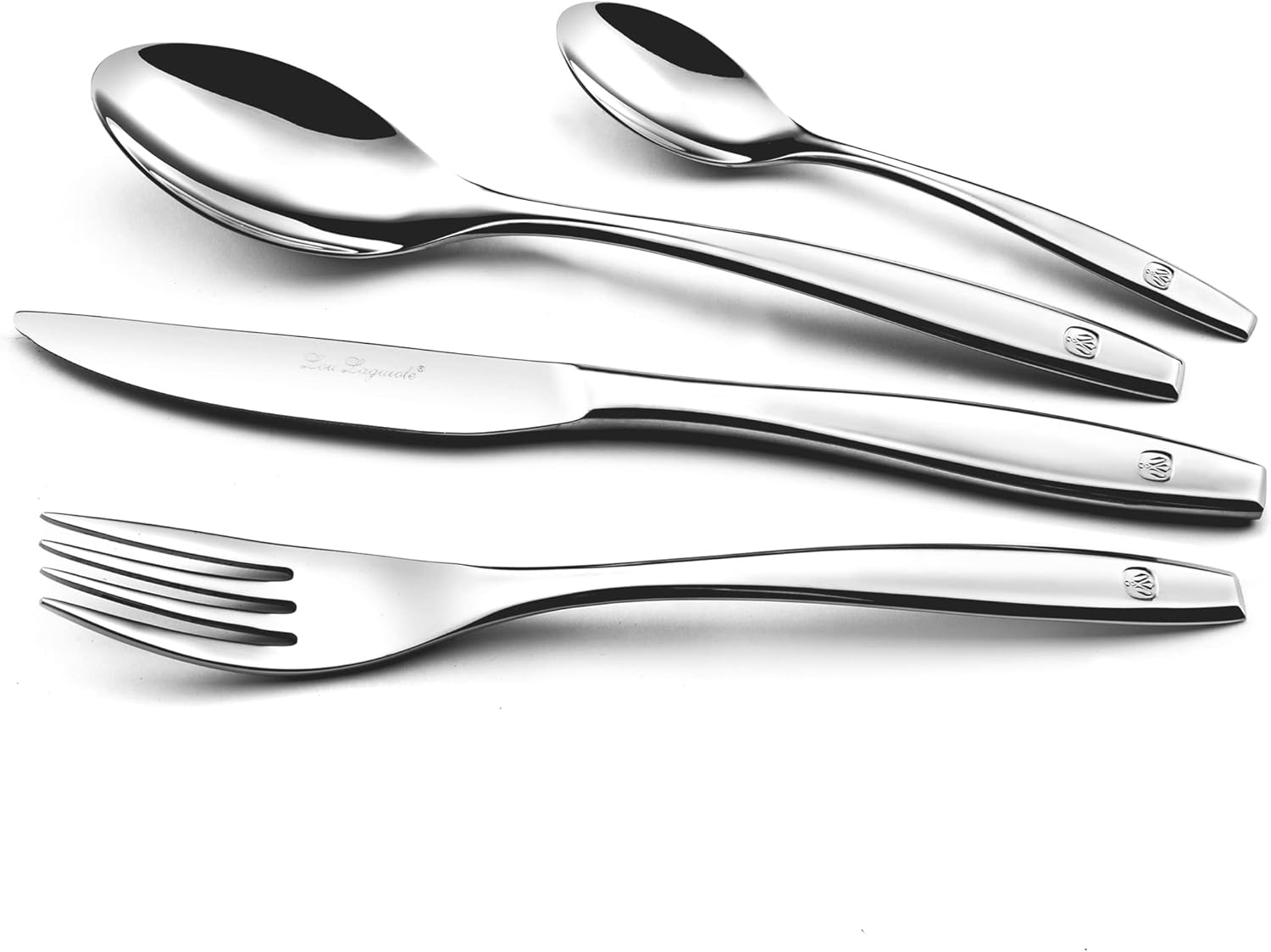 Thumbnail 1 de Lou Laguiole Cubertería de 24 Piezas, Acero Inoxidable 🍴