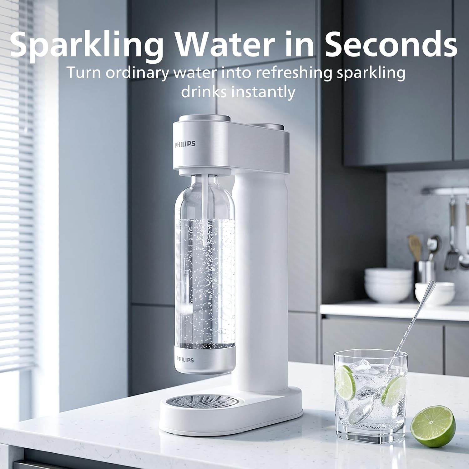 Thumbnail 1 de Philips ADD4902BKOQ Sparkling Water Maker 1L 💧