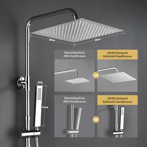 Thumbnail 2 de Görbach Columna de Ducha Termostática Acero Inoxidable