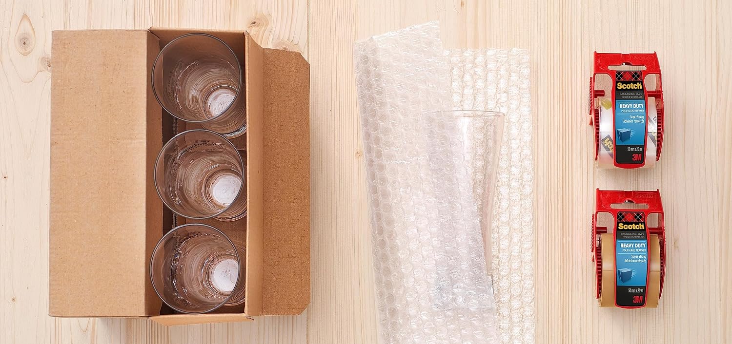 Detalle de Scotch Heavy Duty Packaging Tape – Brown, 48 mm x 20.3 m, 1 Roll