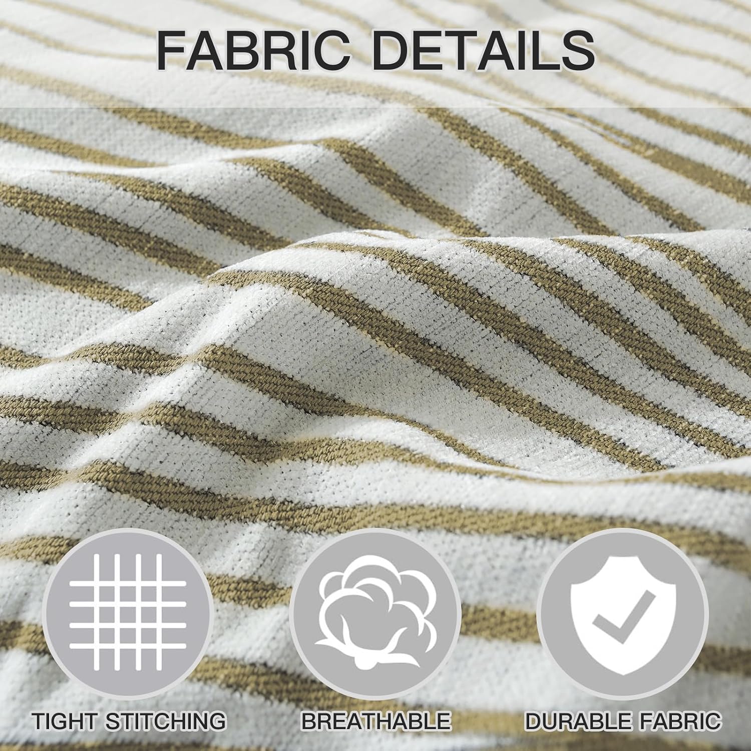 Detalle de YSTELLAA Funda Sofa 4 Plazas 180×380CM
