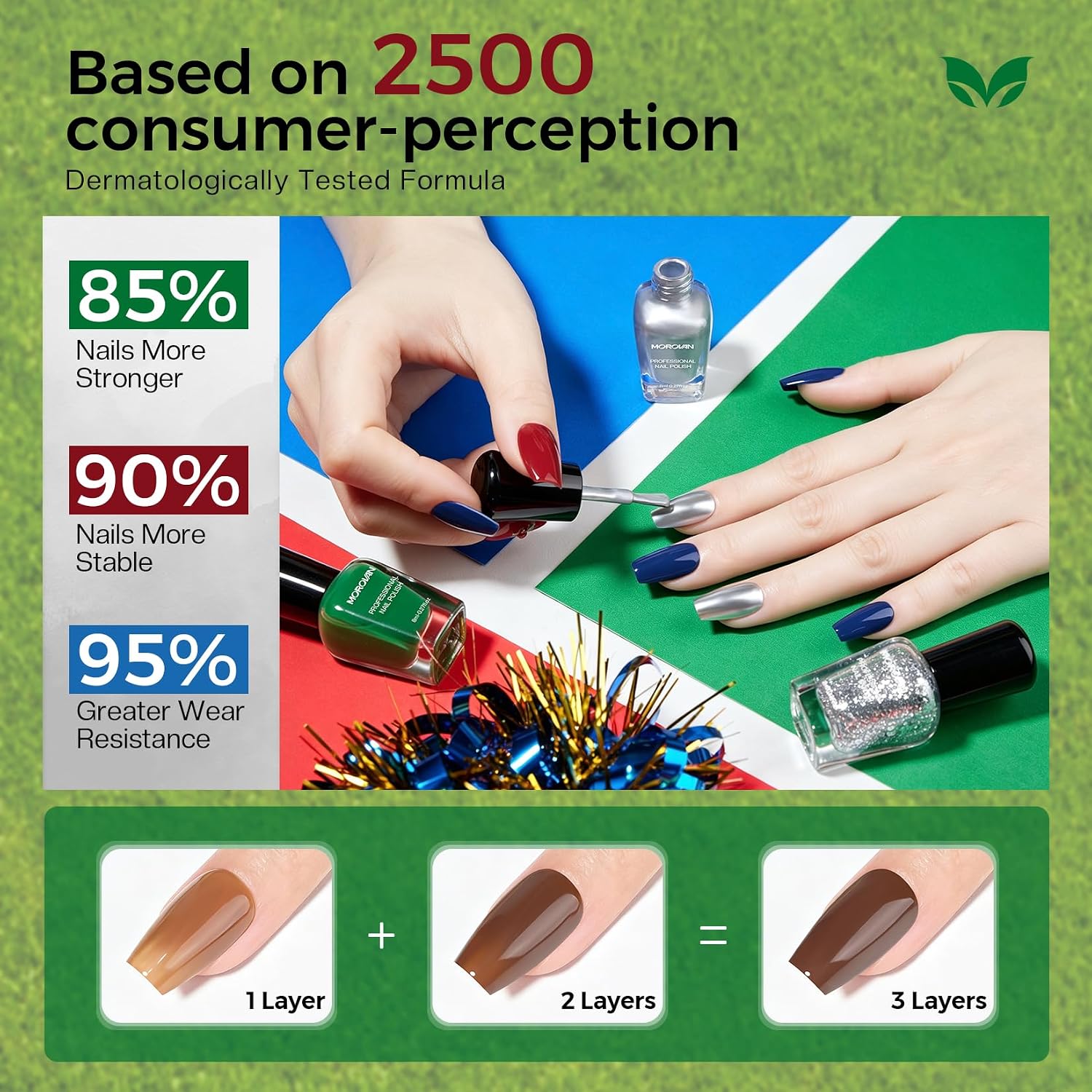 Detalle de Morovan Nail Polish Set, 6 Colors