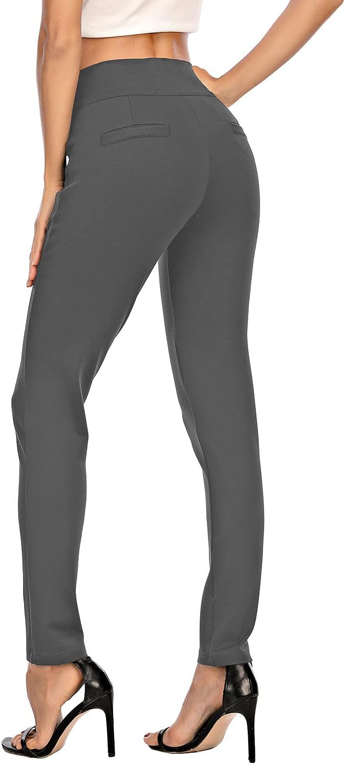 Thumbnail 5 de neezeelee Dress Pants Slim Fit High Waist with Pockets