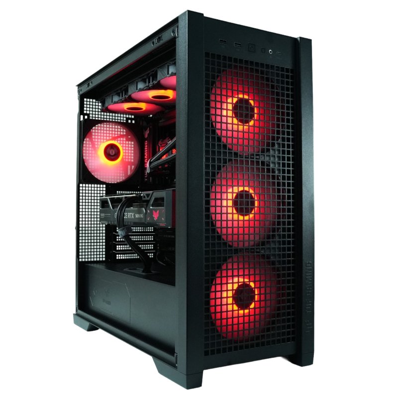 Detalle de Epical-Q TUF Strength Iron VII: Ryzen 7 7800X3D, 32GB, 2TB NVMe, RTX 5070 + Windows 11 Pro