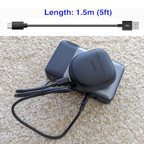 Detalle de USB C Charging Cable for Bose QuietComfort and Related Devices by XQO