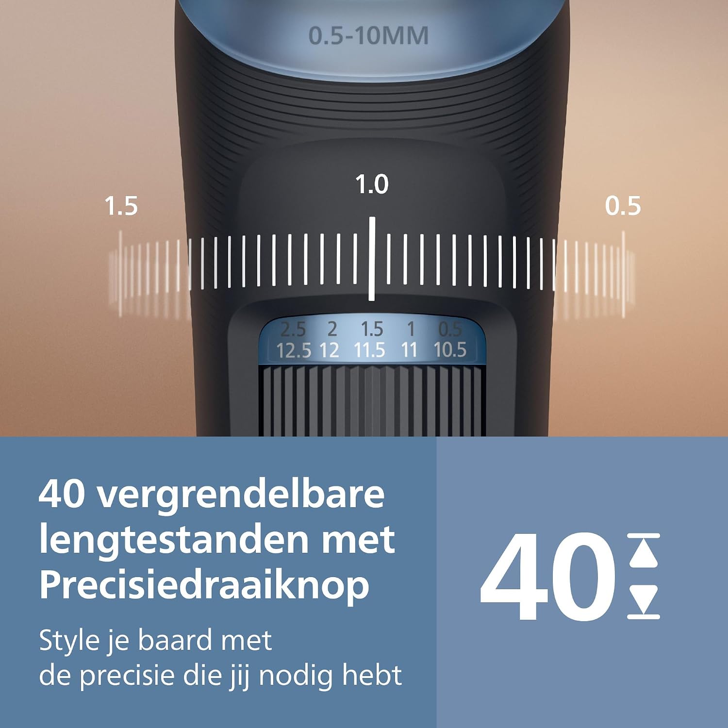 Thumbnail 5 de Philips BT3660/15 baardtrimmer met 40 lengtestanden en Lift & Trim