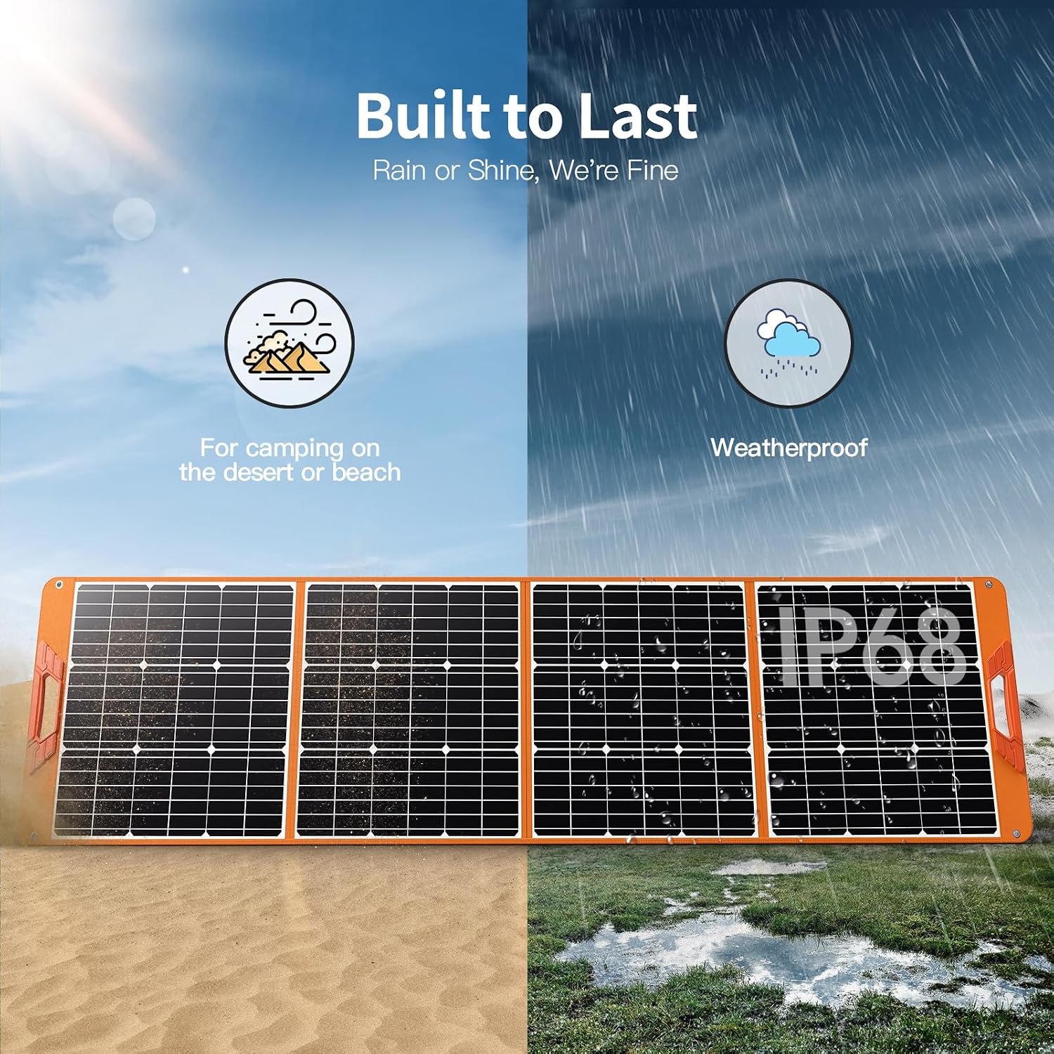 Thumbnail 6 de 200W Portable Solar Panel for Power Station ⚡