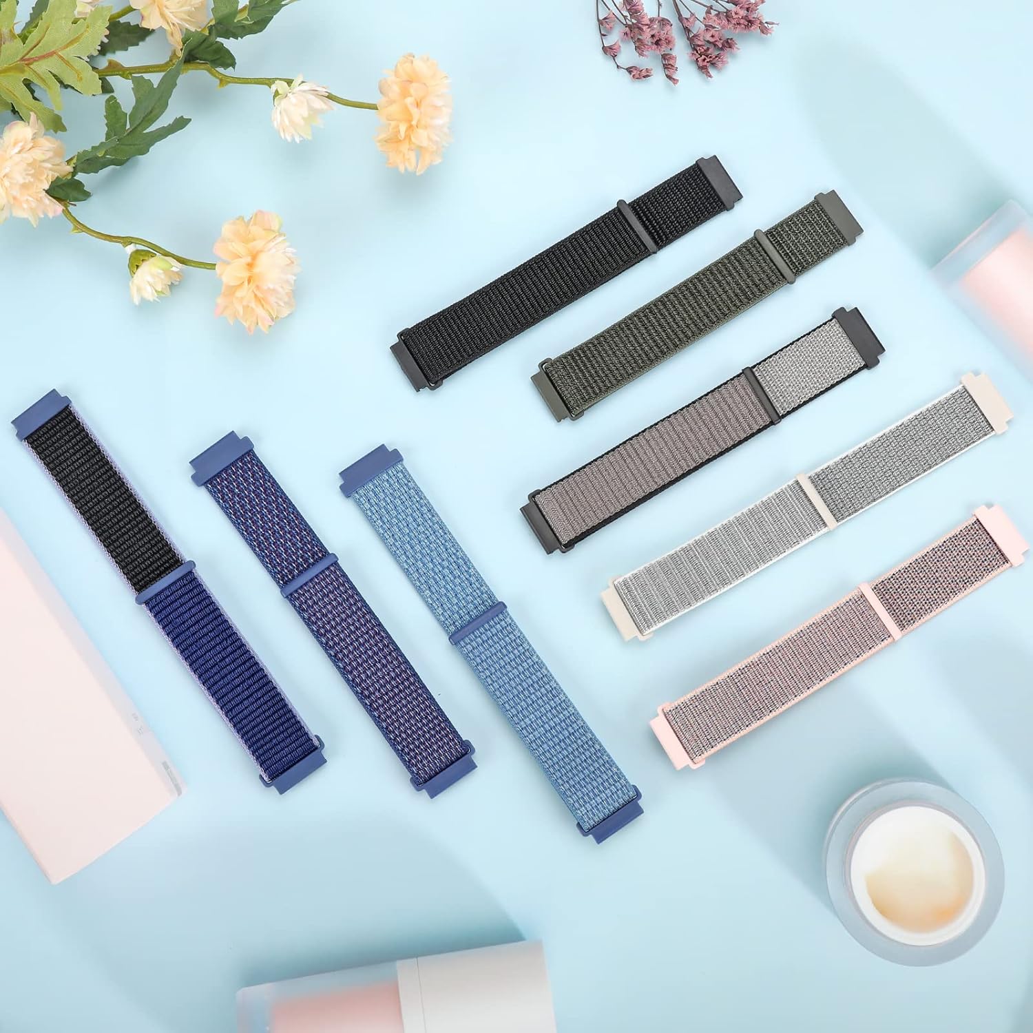 Thumbnail 4 de Vodtian 20 mm Nylon-Armband mit Klettverschluss für Samsung Galaxy Watch 7/6/5/4 & weitere (40/44 mm, 45 mm, 43/47 mm)