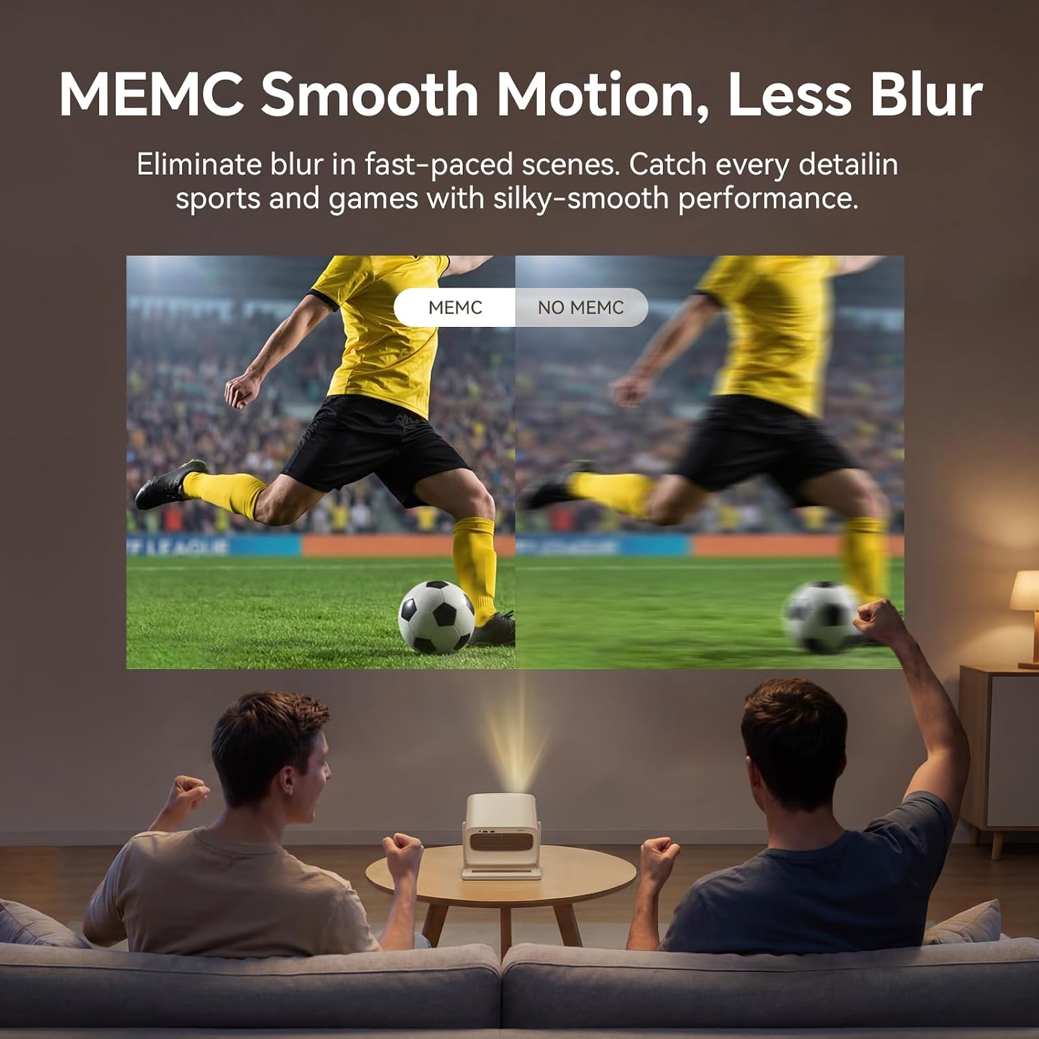 Detalle de Wanbo Vali 1 Pro Smart Home Projector with Google TV 4K Support