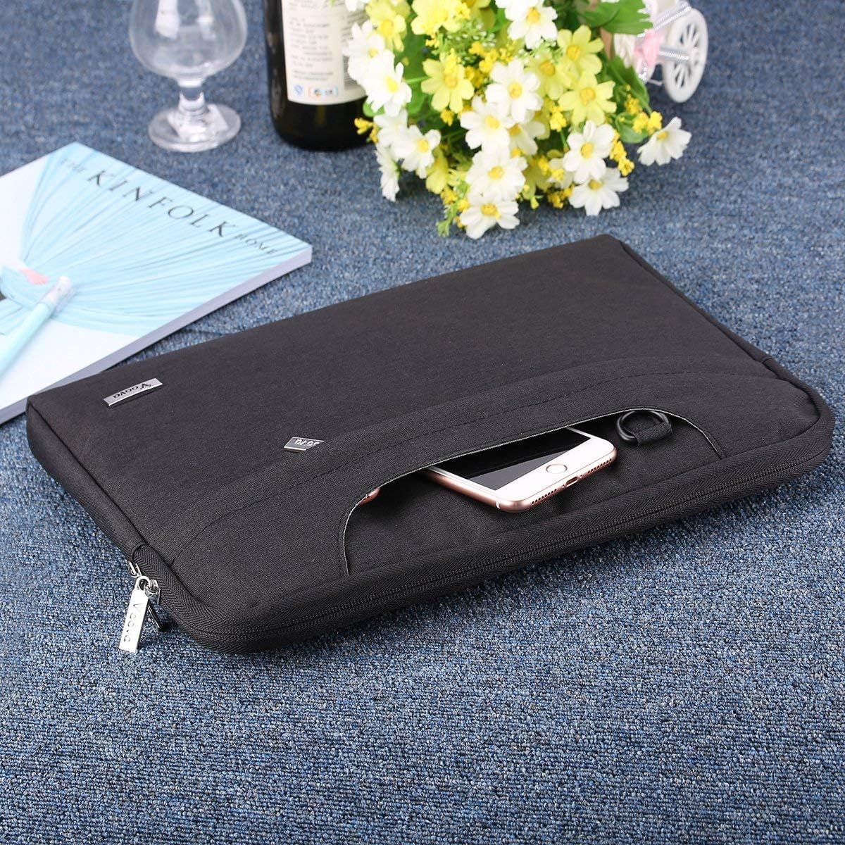 Detalle 2 de Voova 15.6 Inch Laptop Bag Case with Shoulder Strap and Handle – Waterproof, for MacBook Pro/Air and More