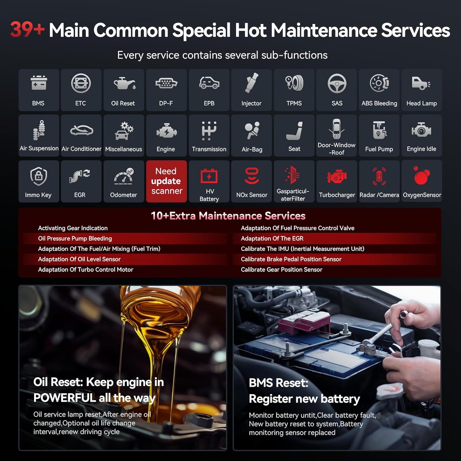 Thumbnail 2 de iCarsoft Vol V3.0 Bidirectional Diagnostic Tool for Volvo/SAAB