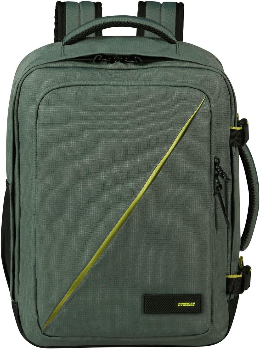 Detalle de American Tourister Take2Cabin: Zaino da cabina con sottosella per voli Wizz Air e Vueling (30 x 20 x 40 cm, 26,5 L, 0,60 kg) – Dark Forest