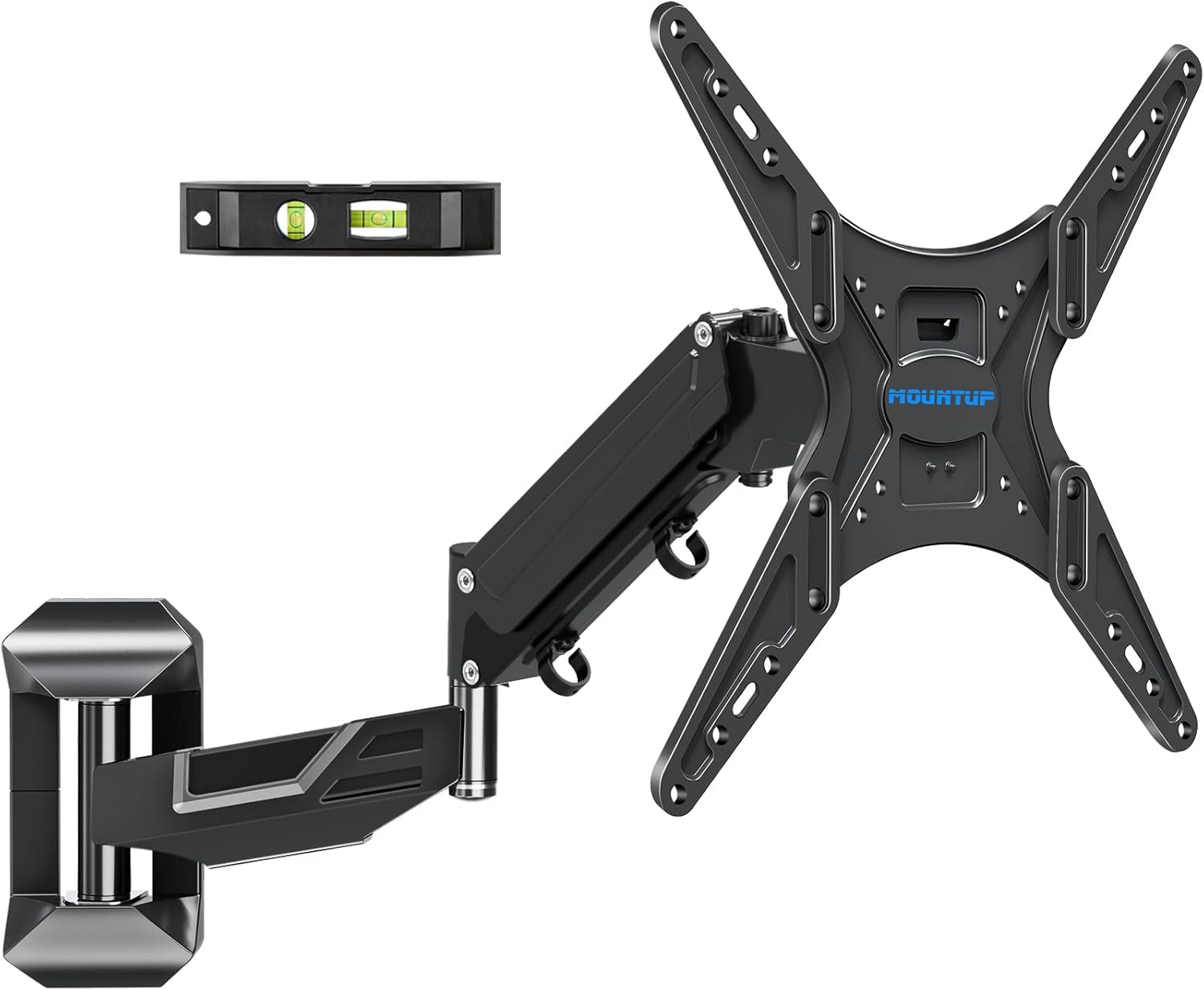 Detalle de MOUNTUP Height Adjustable TV Wall Mount for 26-55 Inch TVs (400x400 VESA) with Full Motion
