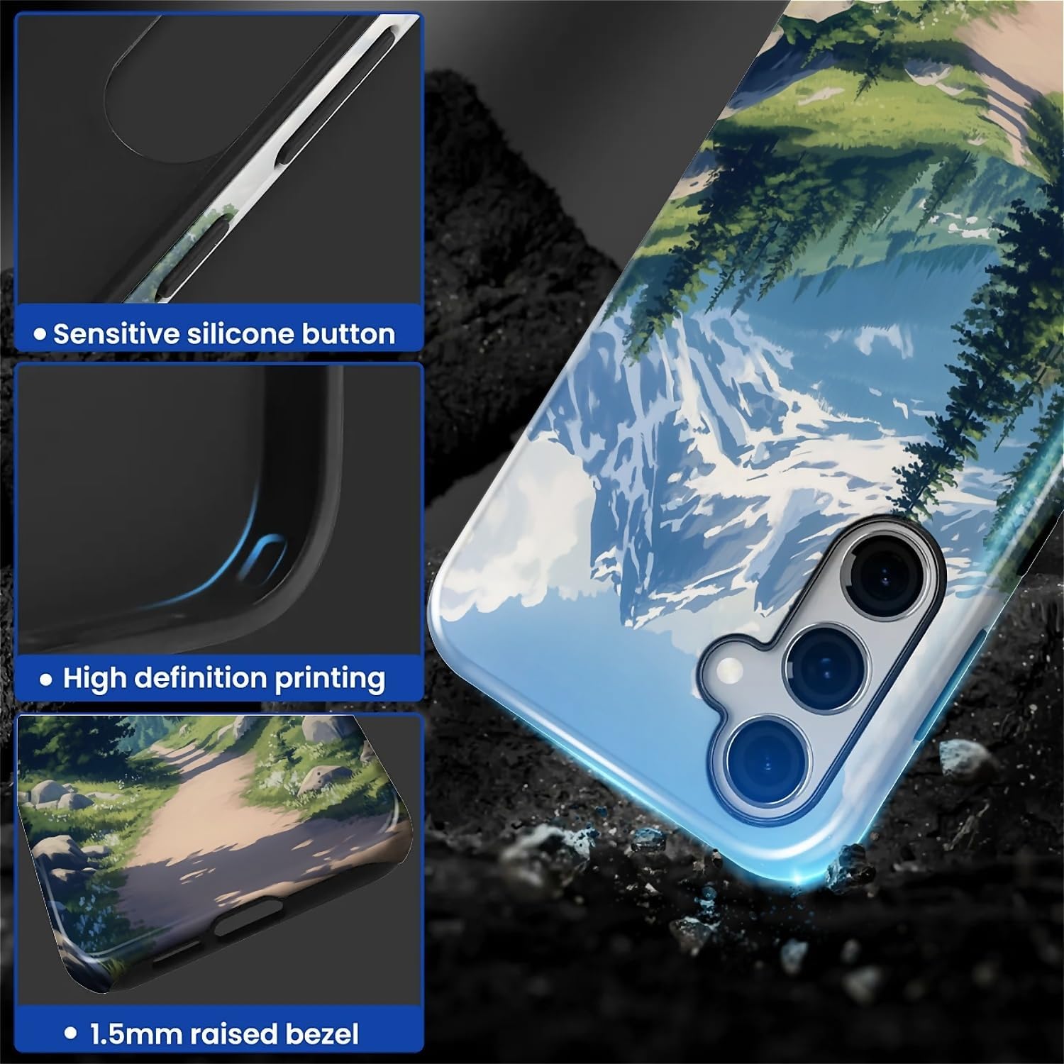 Detalle 1 de Yesad Galaxy S25 Phone Case