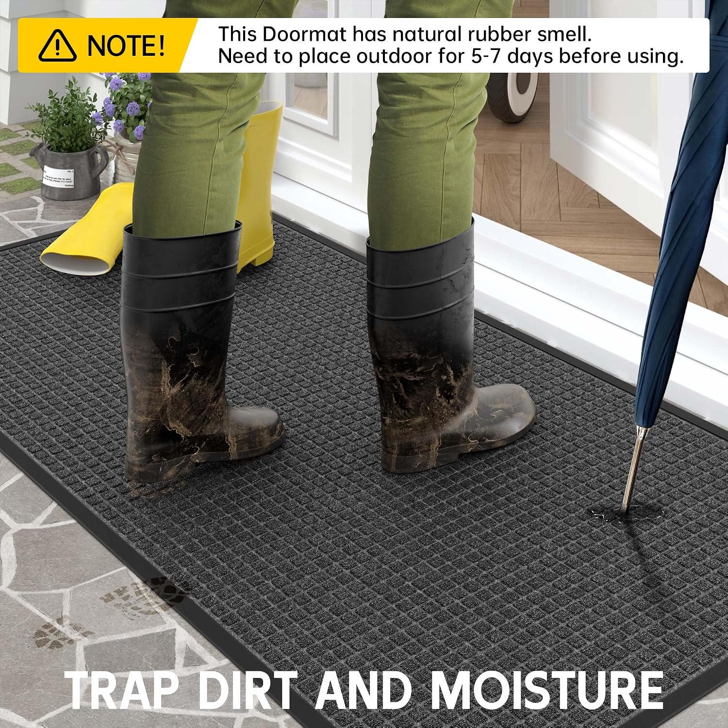 Detalle de HOMEK Outdoor Door Mat 6' x 2