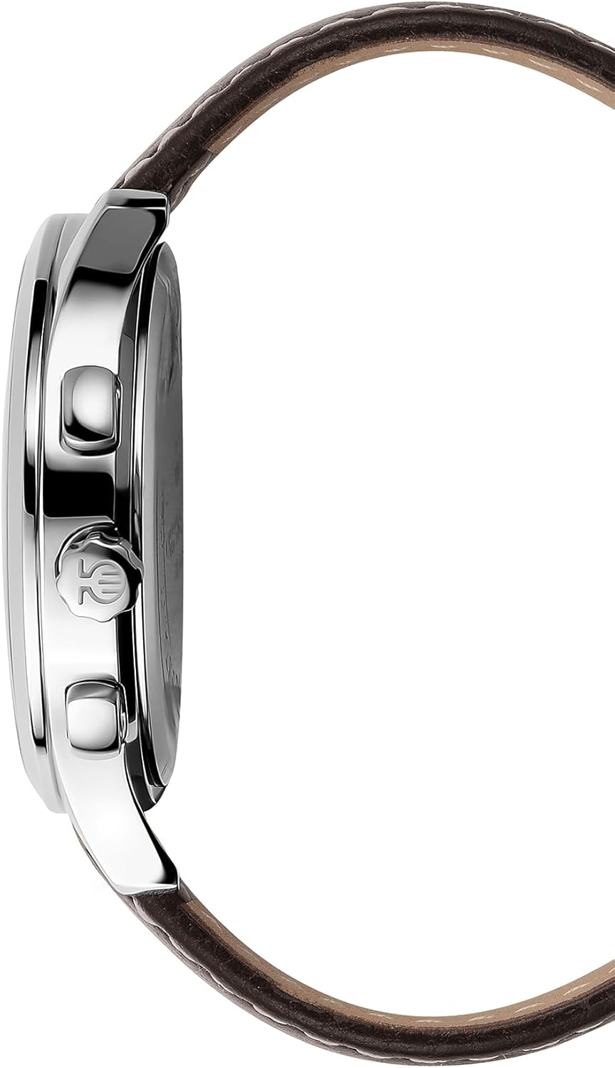 Detalle de Orphelia Montre Homme 24h Dual Time Quartz Cuir – Élégance fiable au quotidien