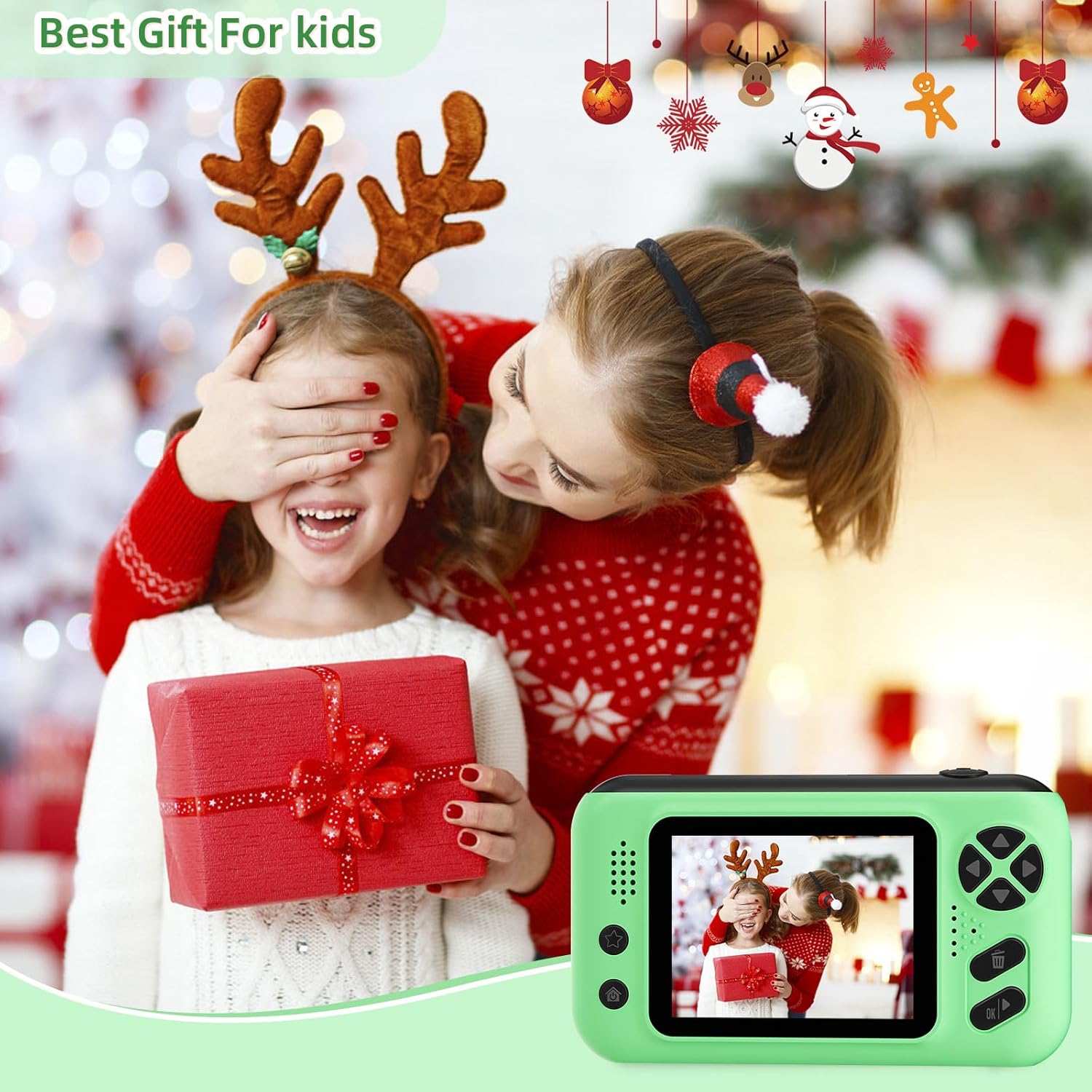 Thumbnail 4 de Makolle Kids Camera: 180° Flip Selfie Cam with 32GB Card for Kids Aged 3–10