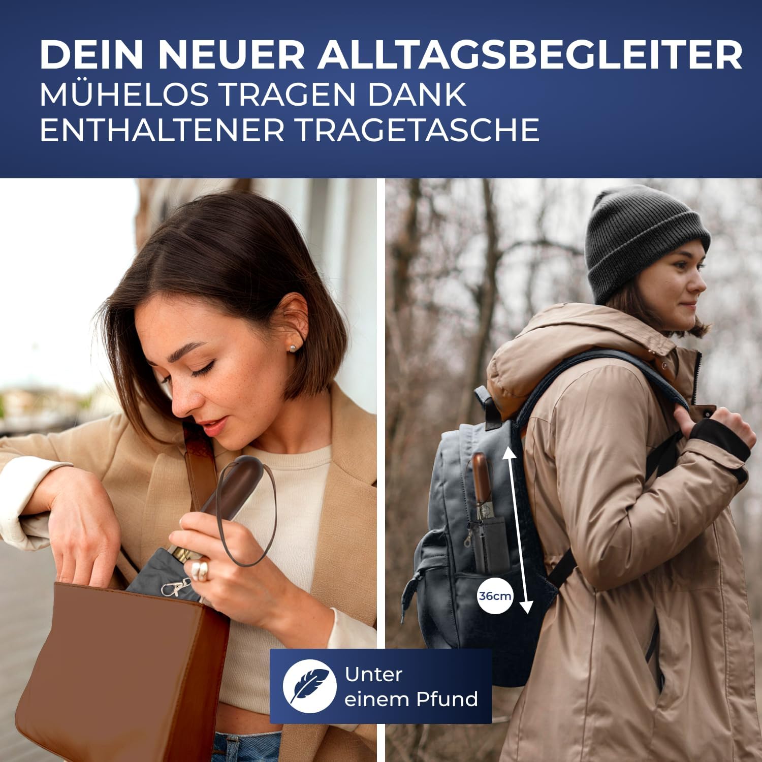 Thumbnail 2 de LOGAN & BARNES Taschenschirm sturmfest Ø103cm