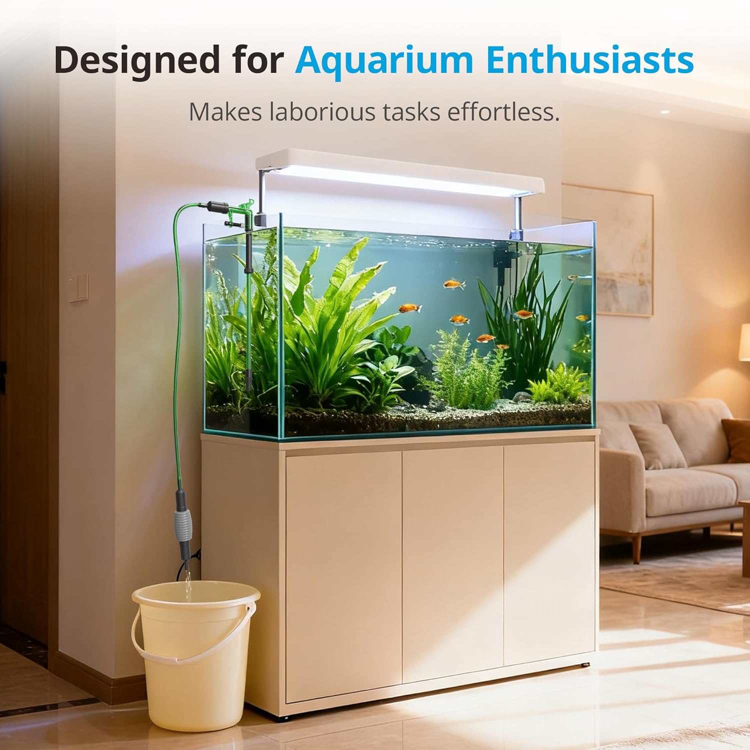 Thumbnail 6 de Aquarium siphon cleaner 2-in-1 by NICREW