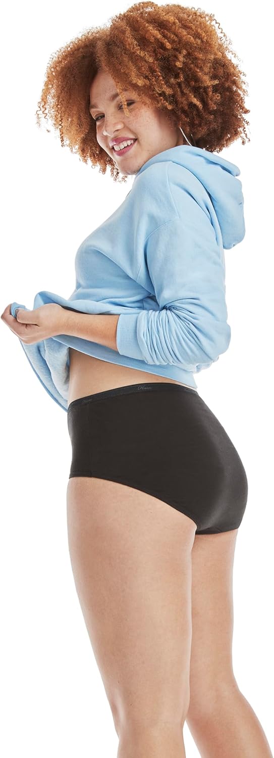 Thumbnail 3 de Hanes Women’s Underwear Pack (10-Pack) Full-Coverage Cotton-Blend Panties