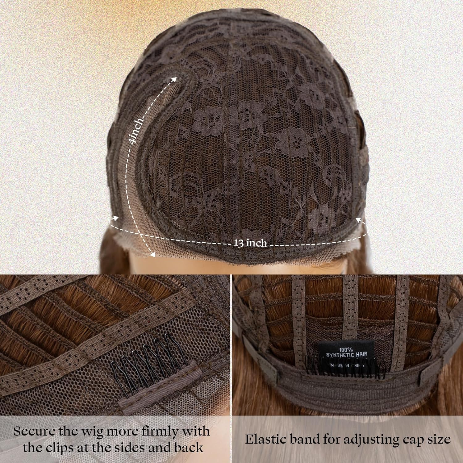 Thumbnail 5 de FASHION IDOL Wear to Go Kunsthaarperücke mit Lace-Front und Babyhaaren (45 cm) – kleberfreie Lace-Front