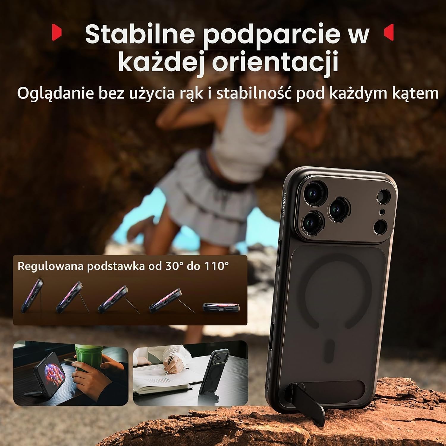 Thumbnail 5 de SMALLRIG FilMov 5551 – etui do iPhone’a 17 Pro Max z MagSafe i podpórką