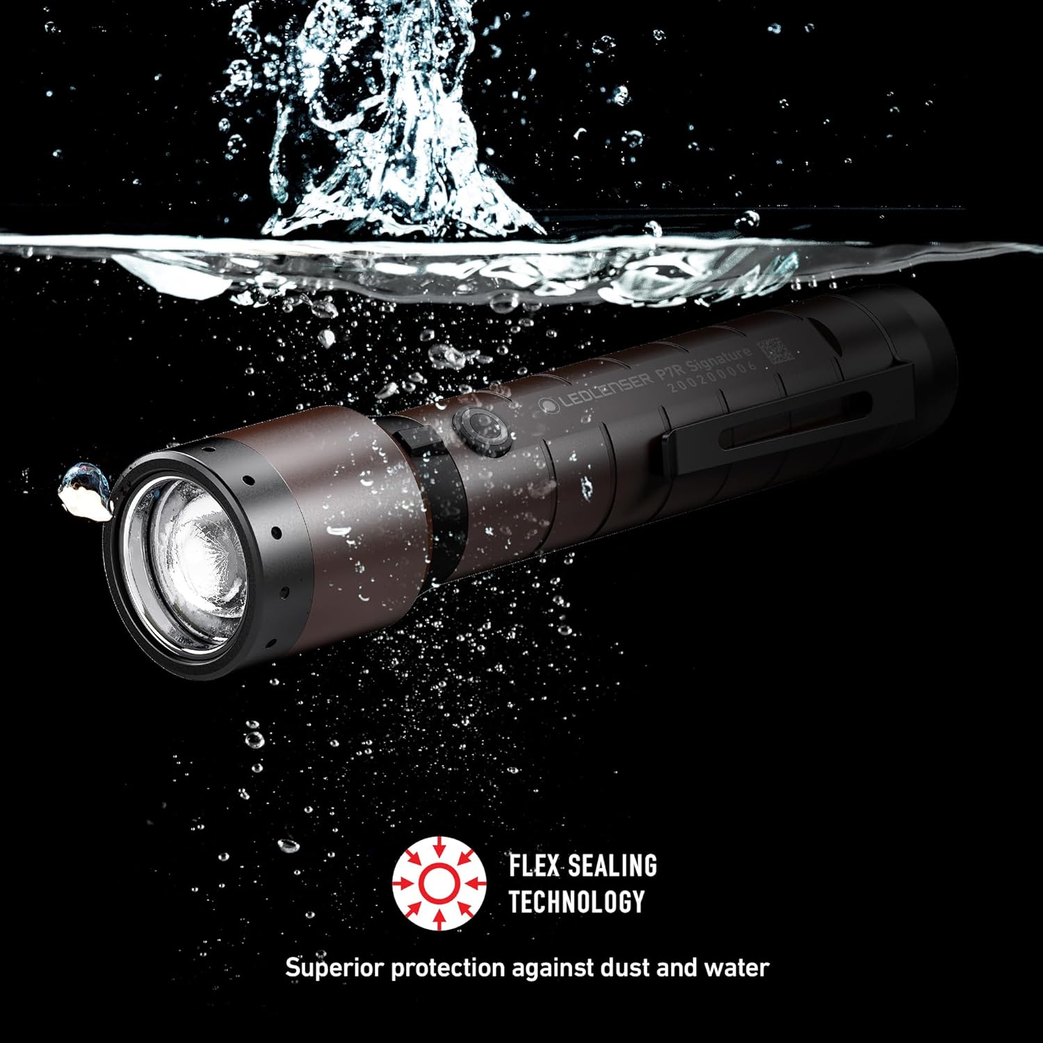 Thumbnail 6 de Ledlenser P7R Signature (2020) rechargeable torch with 2000 lm output, IP68 protection and Smart Light modes