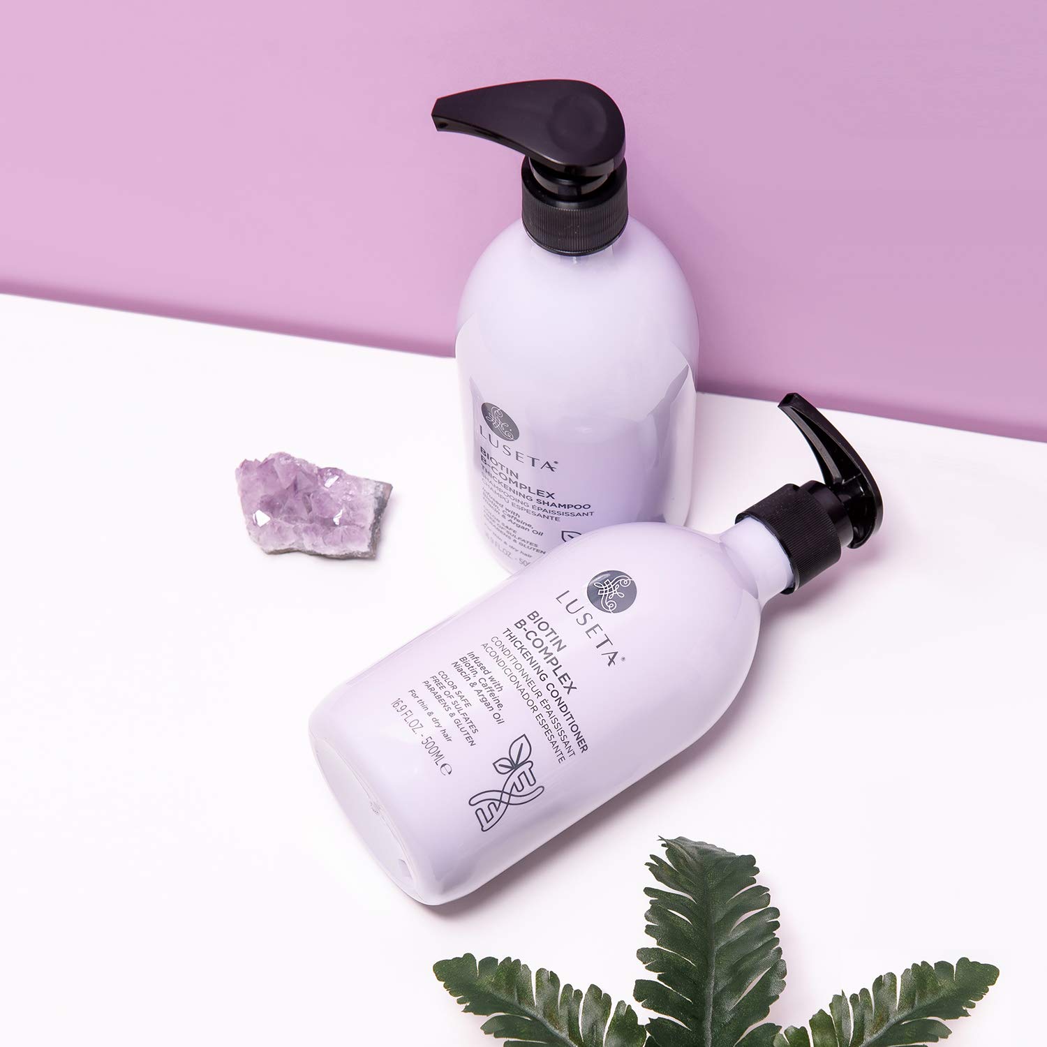 Detalle de Luseta Biotin Shampoo and Conditioner Set